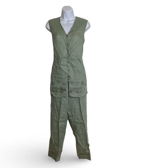 Vintage Jordan Linen Outfit - Picture 1 of 12